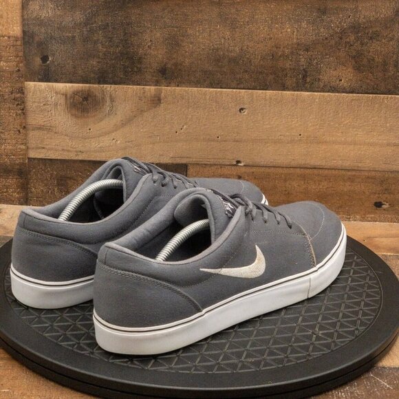 NIKE SATIRE MENS ATHLETIC SHOES RETRO SNEAKERS SKATER GRAY CASUAL LOW SIZE 13 - Picture 8 of 9